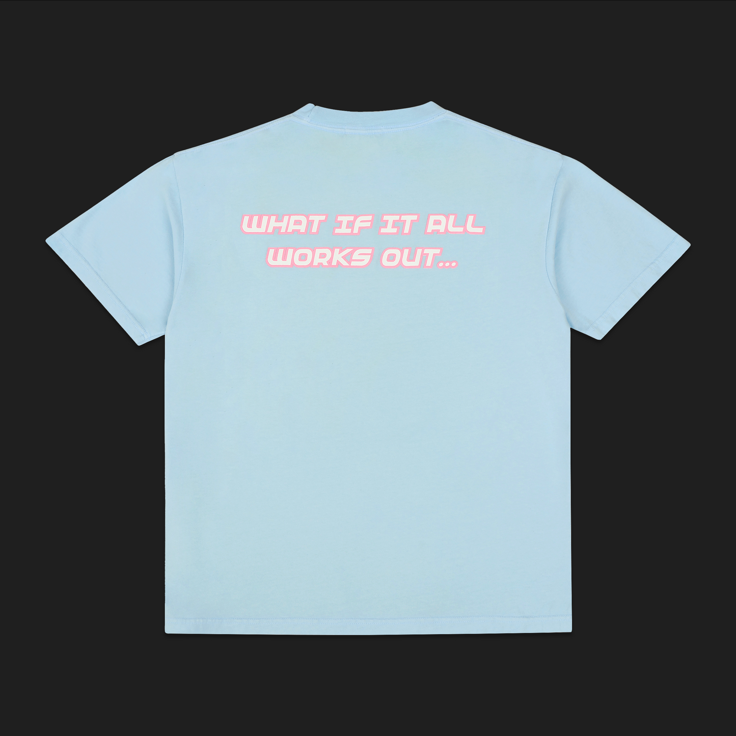 WHAT IF TEE (Blue)